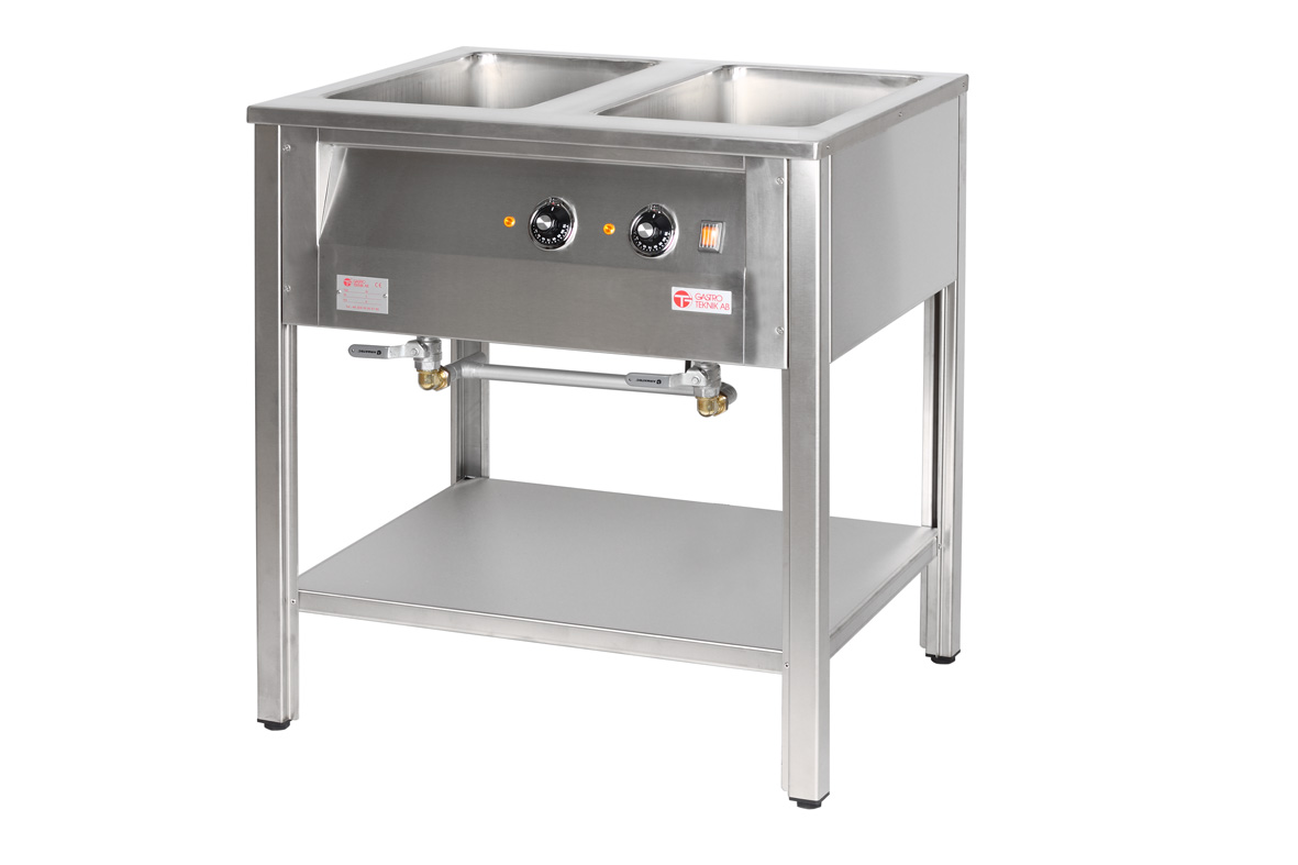Kokeri med 2 brunnar, 6kW