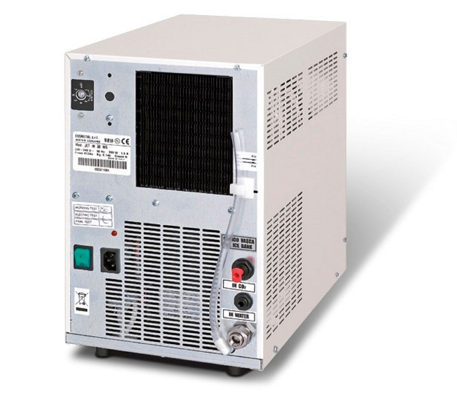 JCLASS IN 30 IB AC. Kran/Kallt. Isbank. 30 l/h. Inbyggnadsmodell.