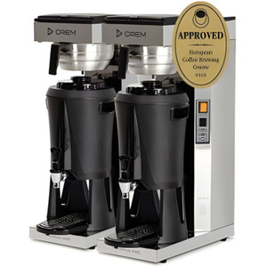 Termosbryggare, MEGA GOLD Ax2, 2.5L TK inkl 2st 2.5 liters serveringsstation & vattenkopplingskit