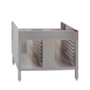 Stativ höjd 570mm. UG, Stängda sidor och topp 10 x GN 1/1